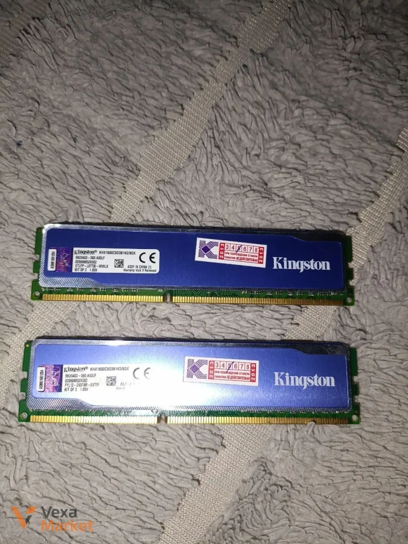 Kingston HyperX blu 8 GB (2x4GB) DDR3 1600 MHz — фото 3
