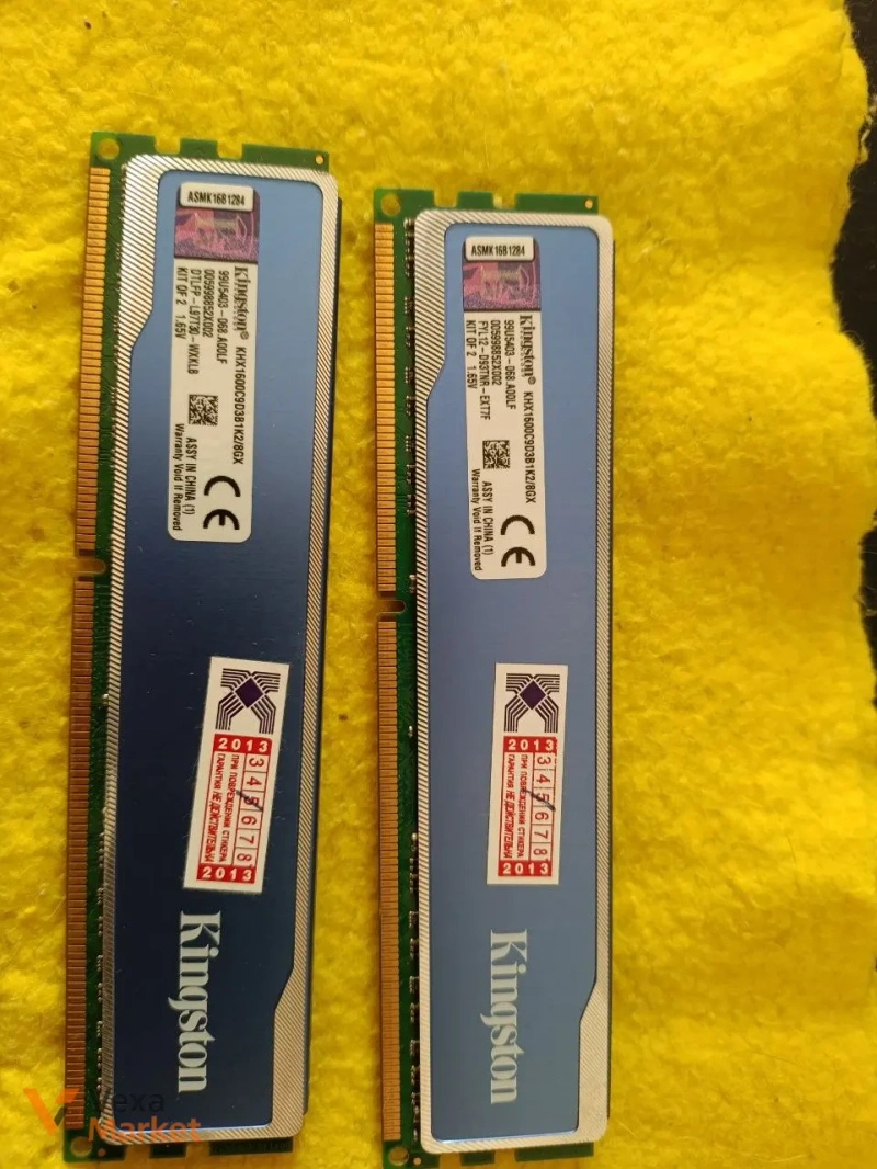 Kingston HyperX blu 8 GB (2x4GB) DDR3 1600 MHz — фото 4
