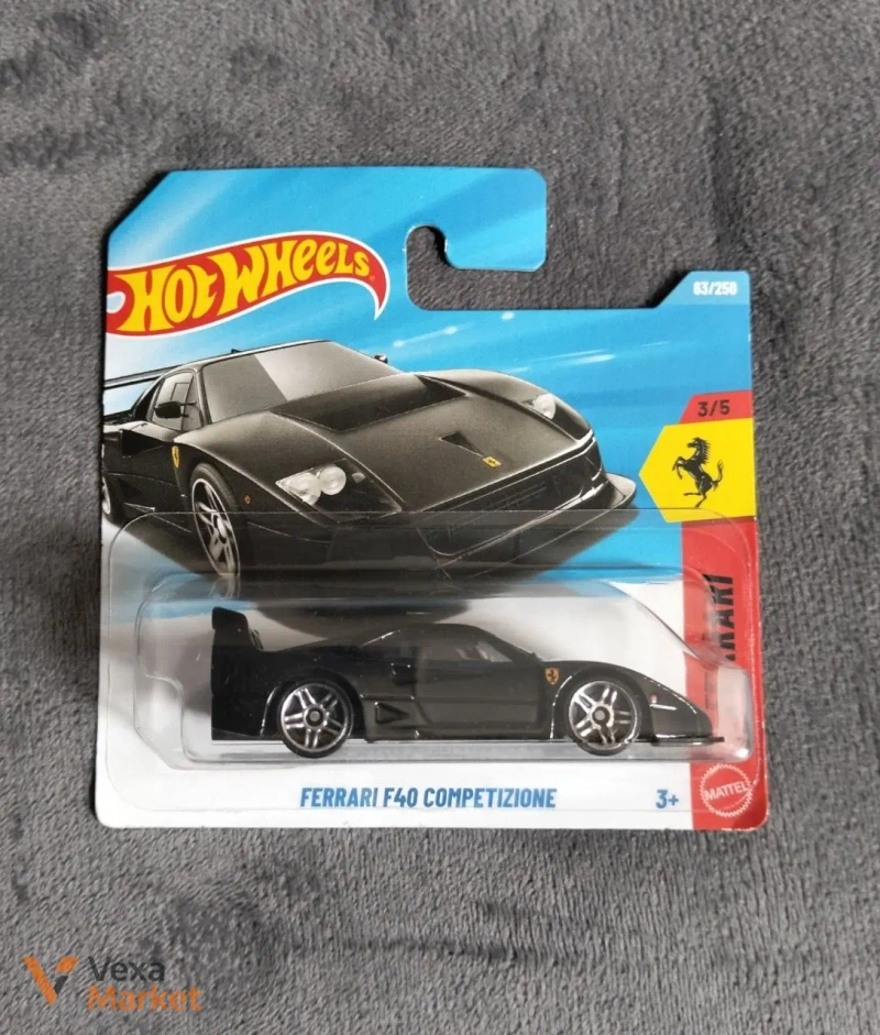 Колекційні машинки Hot Wheels Ferrari F40 та інші моделі — фото 2