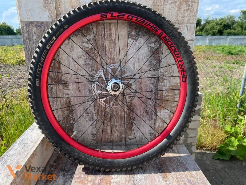 Колеса 27.5 переднее 20x110 + заднее 157x12 (e*thirteen, Darmoor, Specialized, Schwalbe, Avid) — фото 4