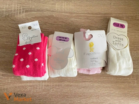 Колготки дитячі Fagottino, OVS, Primark 5 шт 12-24 місяці