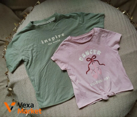 Комплект детской одежды: шорты, футболки, костюм (4-5 лет)