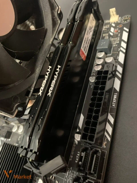 Комплект: Материнская плата + процессор Intel i5 3470 + 16GB DDR3 HyperX + охлаждение