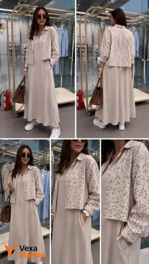 Комплект: сарафан + сорочка, мод.995