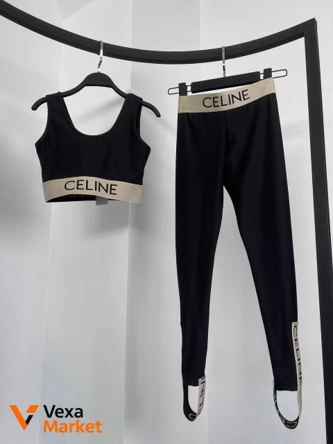Костюм Celine женский спортивный черный