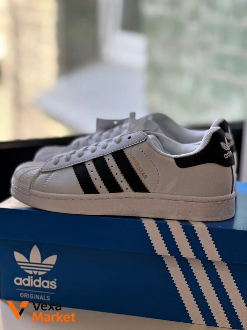 Кросівки Adidas Superstar натуральна шкіра розмір 38/39 — фото 2