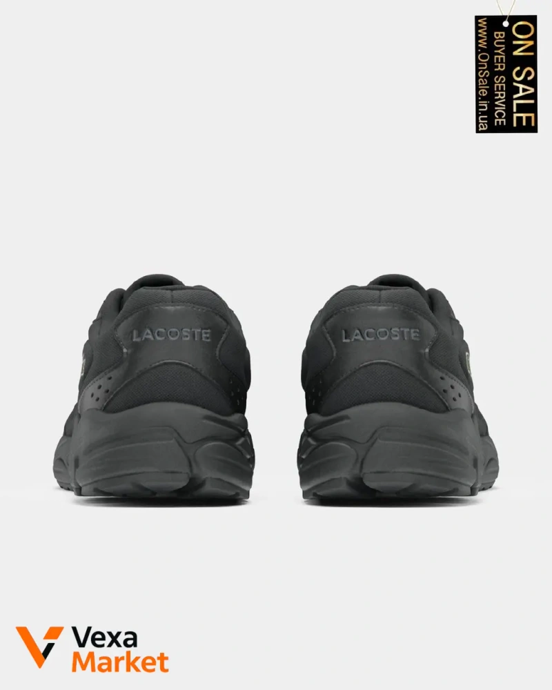 Кросівки Lacoste чорні — фото 4