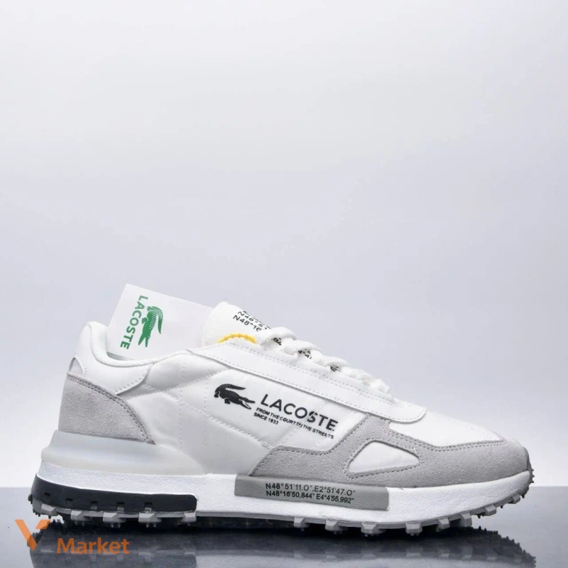 Кросівки Lacoste Elite Active T чорні текстиль/шкіра/замша — фото 3