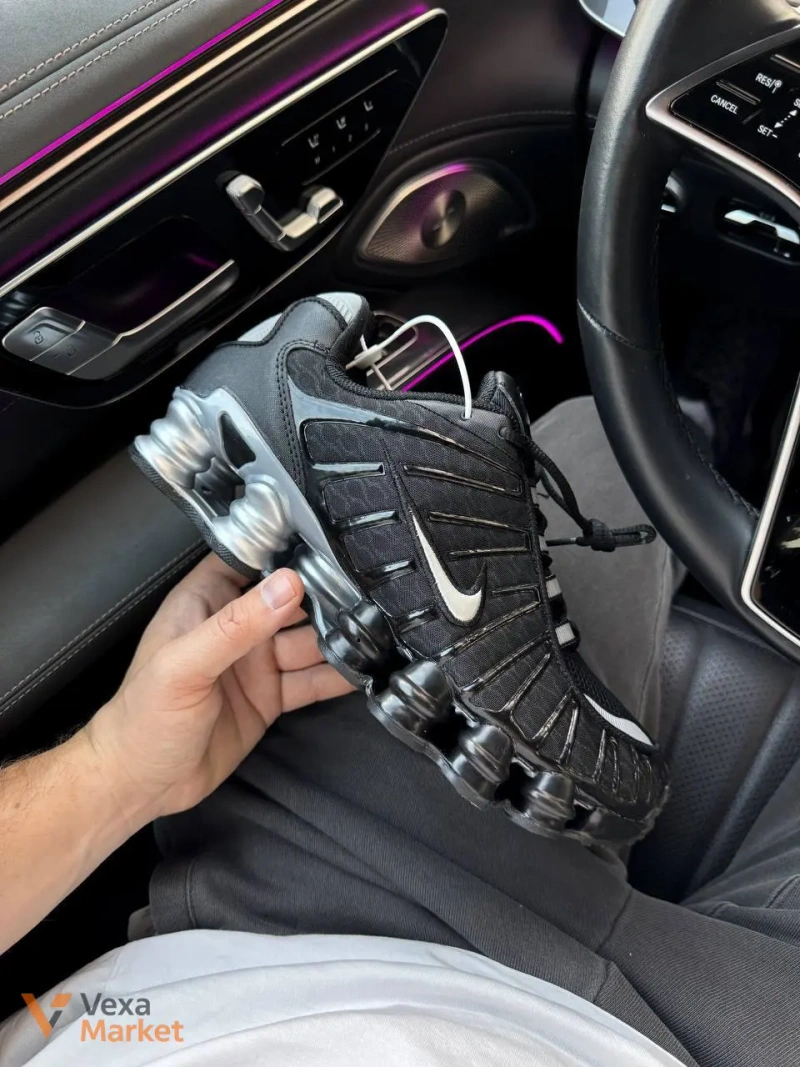 Кросівки Nike Shox TL Black/Grey — фото 3
