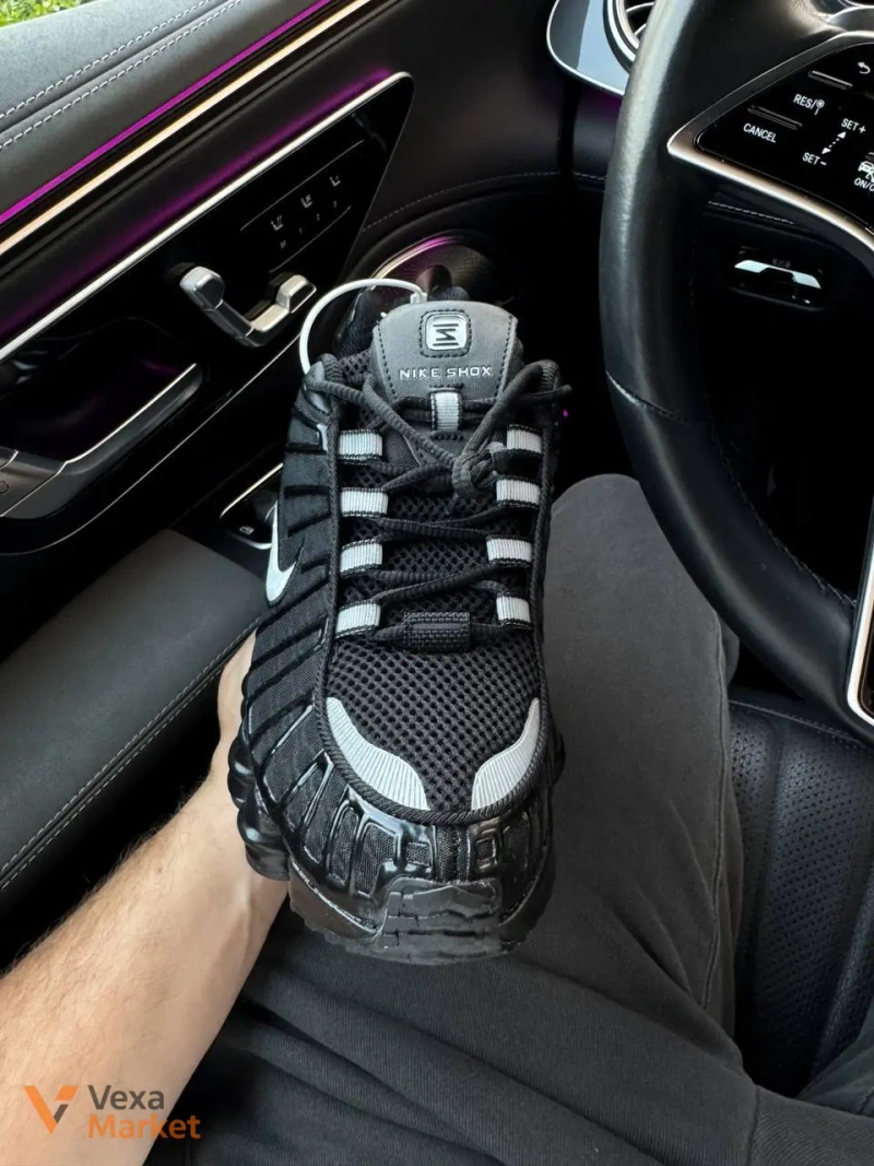 Кросівки Nike Shox TL Black/Grey — фото 6