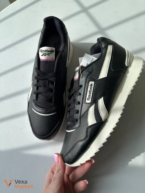 Кросівки Reebok Classic чорні екошкіра
