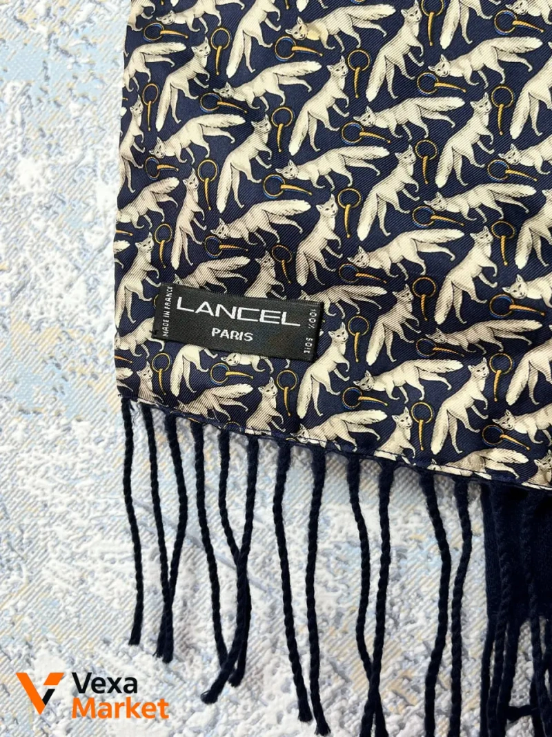 Lancel Шарф из шелка, шерсти и кашемира — фото 4