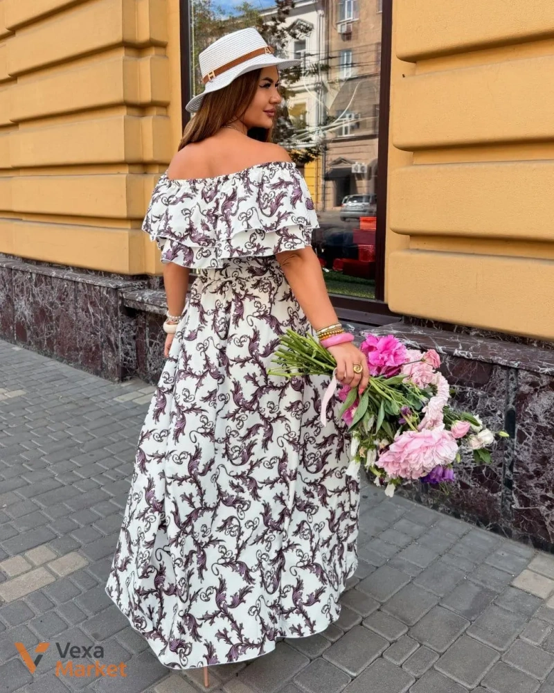 Літня сукня з відкритими плечима — фото 2