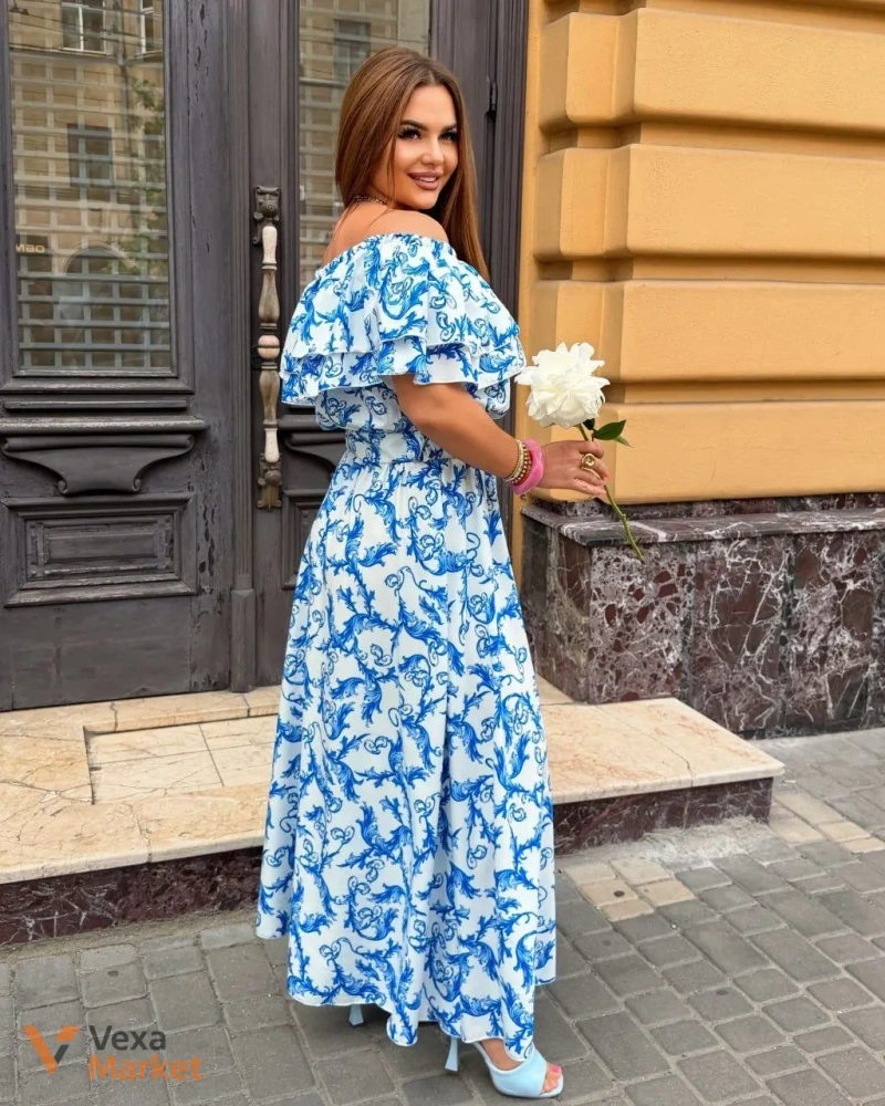Літня сукня з відкритими плечима — фото 4
