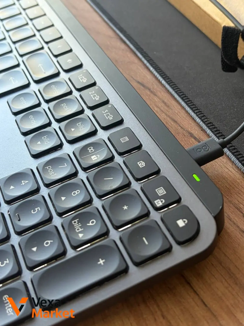 Logitech MX Keys S преміум клавіатура німецька розкладка — фото 4