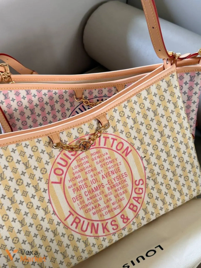 Louis Vuitton CarryAll сумка шкіряна 34x20 см — фото 2
