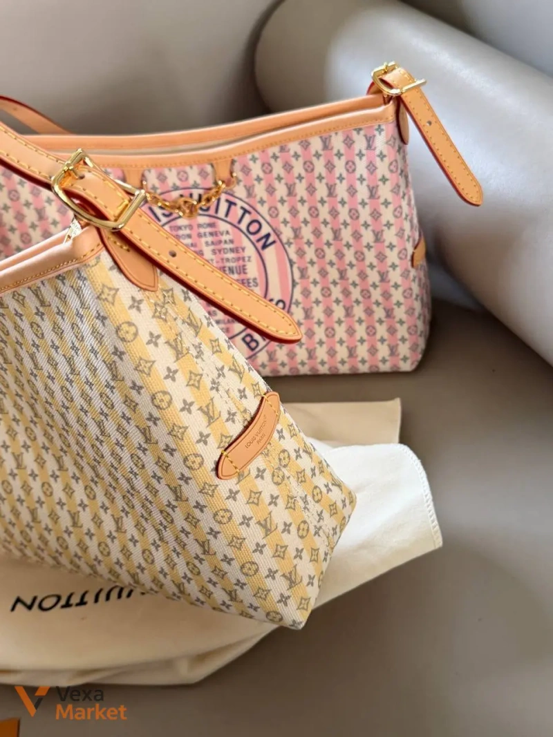 Louis Vuitton CarryAll сумка шкіряна 34x20 см — фото 5