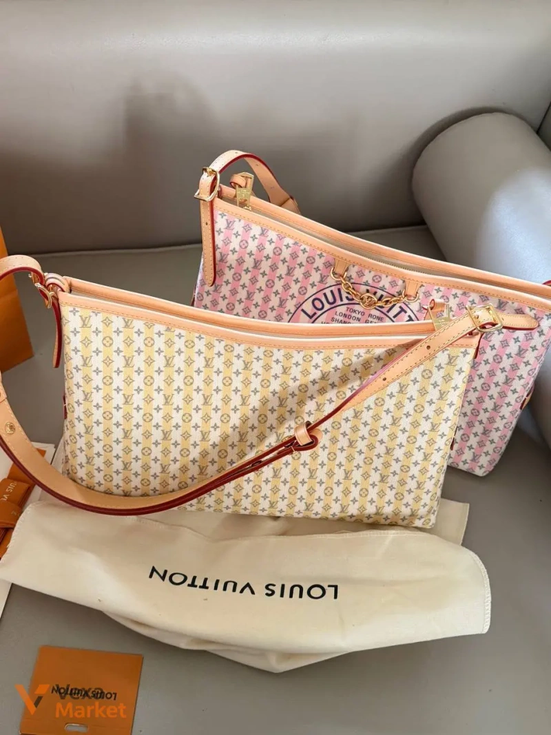 Louis Vuitton CarryAll сумка шкіряна 34x20 см — фото 6