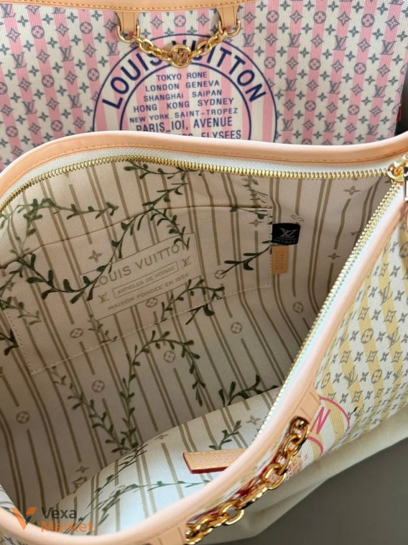 Louis Vuitton CarryAll сумка шкіряна 34x20 см — фото 7