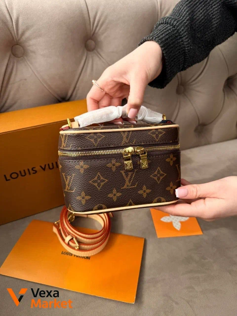 Louis Vuitton Nice Vanity Case шкіра та канва