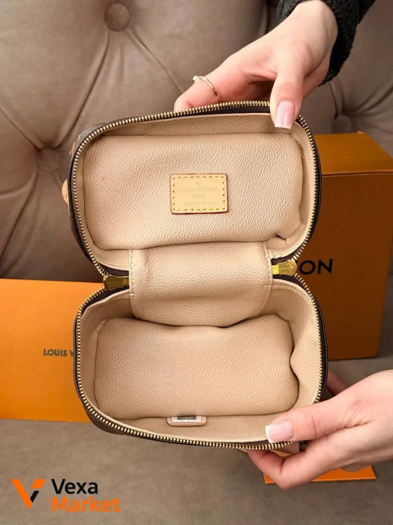 Louis Vuitton Nice Vanity Case шкіра та канва — фото 4