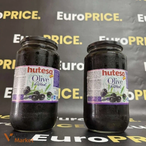Маслины Hutesa Olive Pitted 900мл