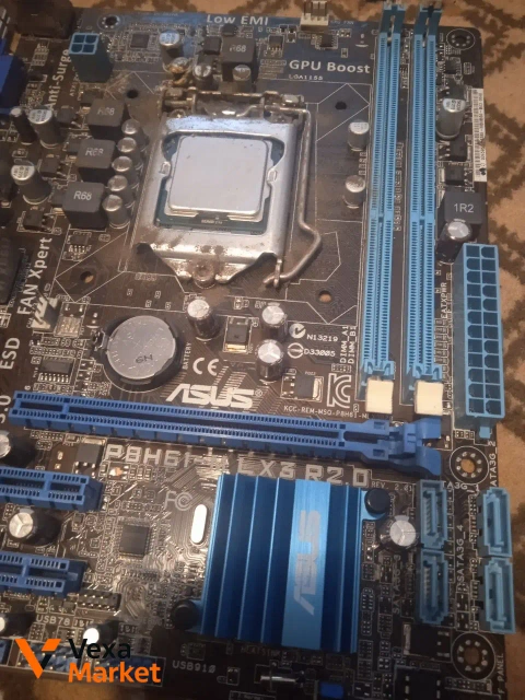 Материнська плата ASUS P8H61-LX R2.0 під заміну конденсаторів