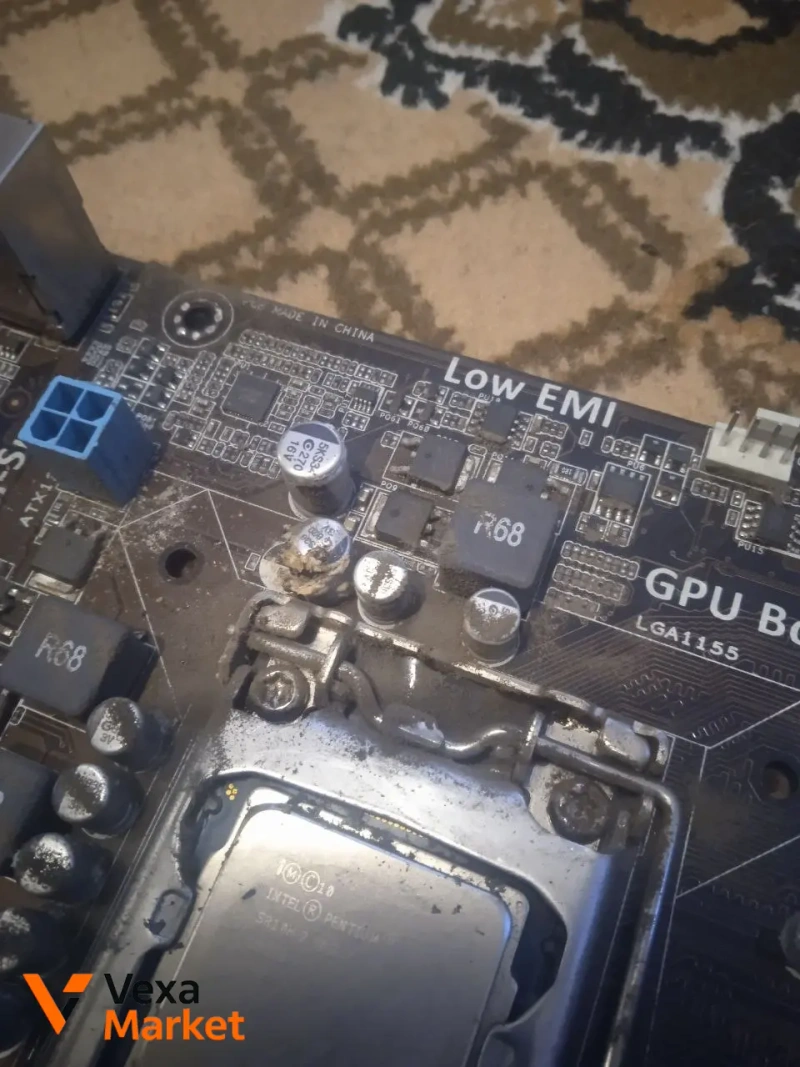 Материнська плата ASUS P8H61-LX R2.0 під заміну конденсаторів — фото 2