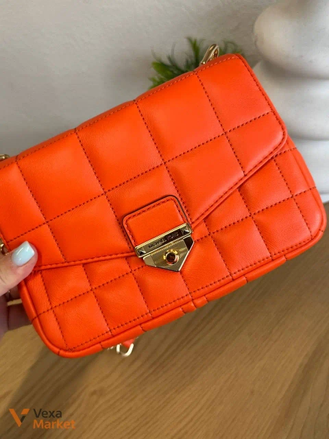 Michael Kors сумка помаранчева натуральна шкіра
