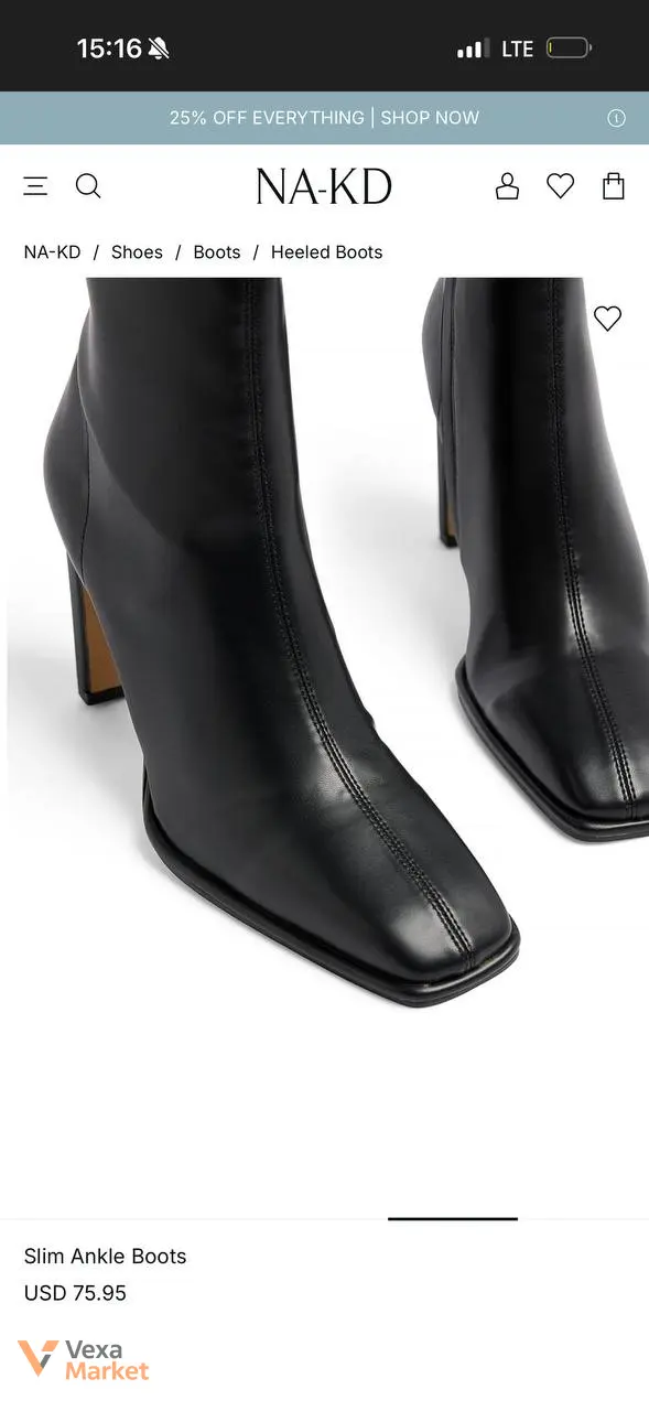 NA-KD Slim Ankle Boots — фото 2