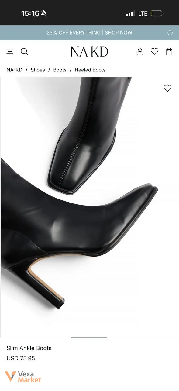 NA-KD Slim Ankle Boots — фото 3