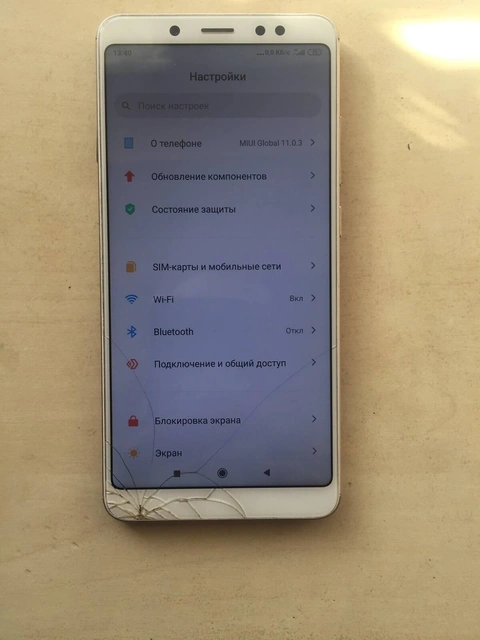 на запчастини або відновлення Xiaomi Redmi Note 5 золотий