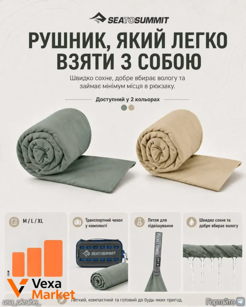 Набір для польової гігієни: сухий душ, рушники, органайзер, репеленти, умивальник — фото 5