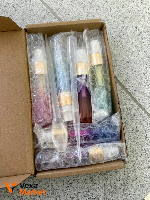 Набір із 6 дозаторів для парфумів, скляні, 10ml