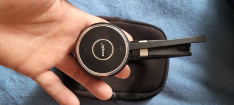 Навушники Jebra evolve 65 Stereo Bluetooth чорні з чохлом