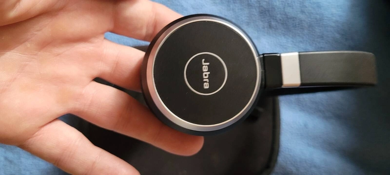 Навушники Jebra evolve 65 Stereo Bluetooth чорні з чохлом — фото 4