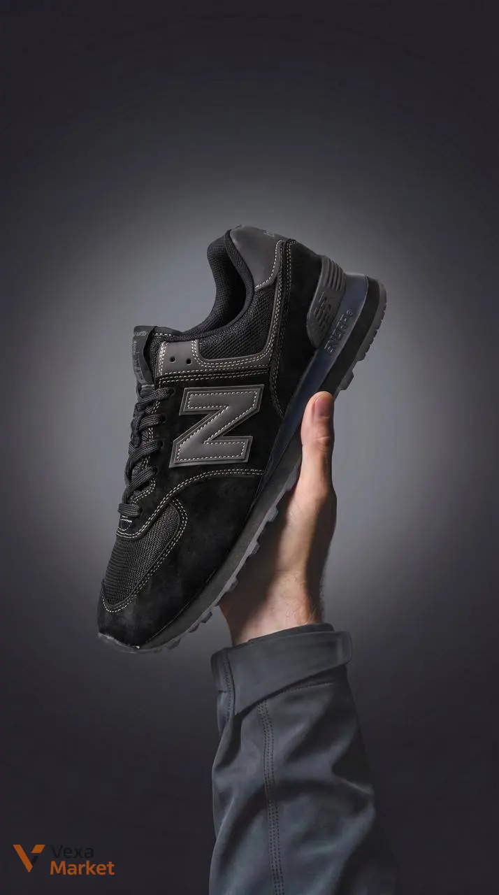 New Balance 574 Black — фото 4