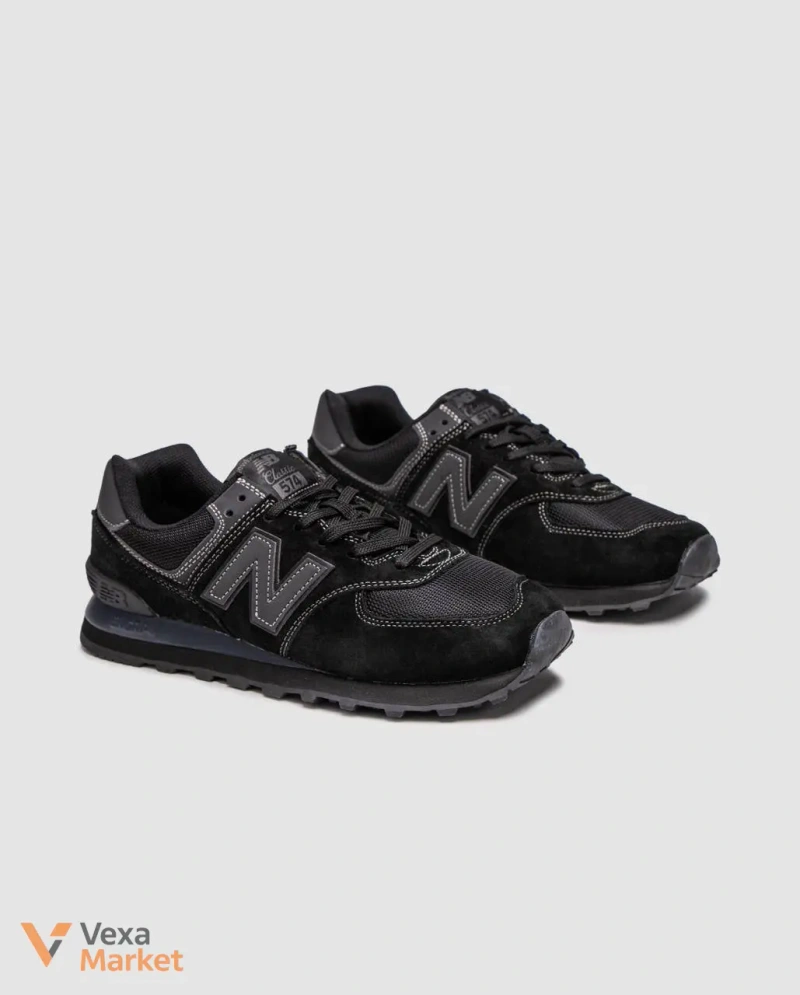 New Balance 574 Black — фото 7