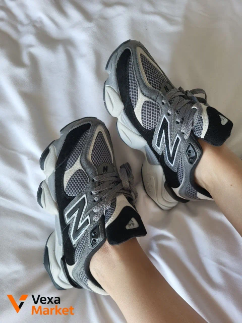New Balance 9060 Black Замша В'єтнам Розміри 37-41