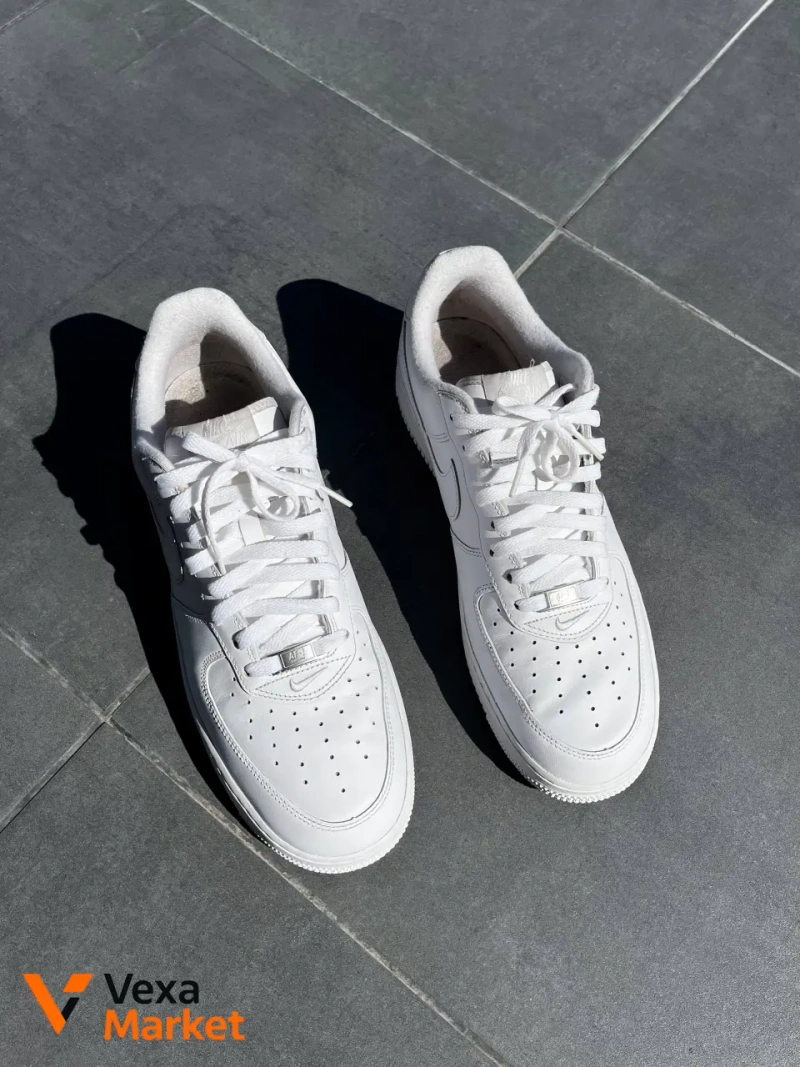 Nike Air Force 1 Low x Supreme Белые — фото 2