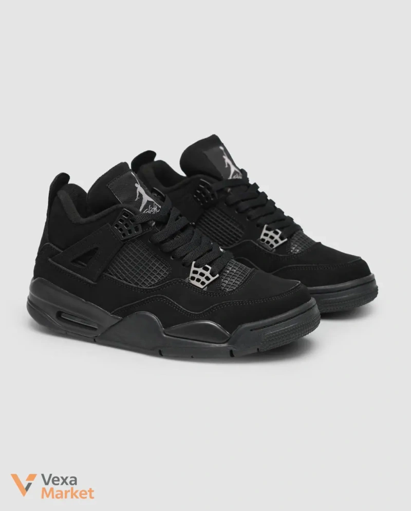 Nike Air Jordan Retro 4 Black Cat — фото 7