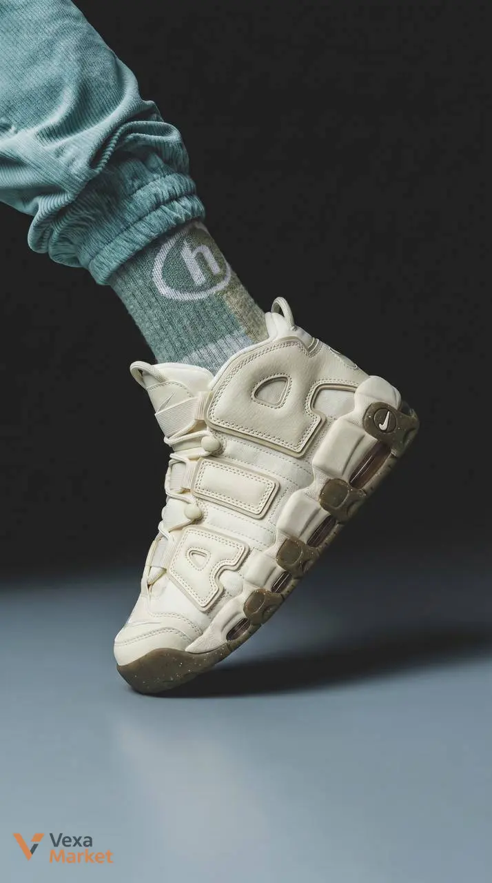 Nike Air More Uptempo 96 Beige/Brown — фото 4