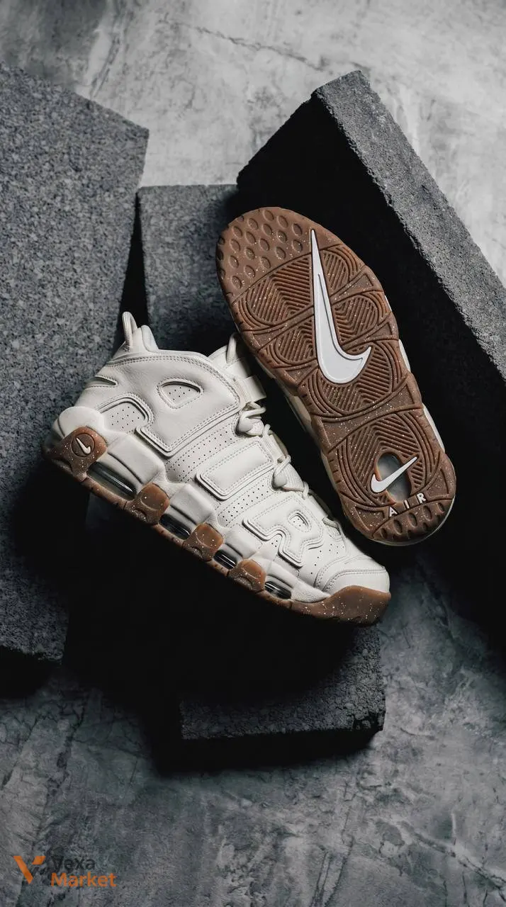 Nike Air More Uptempo 96 Beige/Brown — фото 5