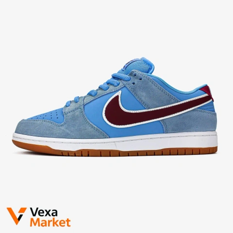 Nike SB Dunk Low Valour Blue Team Maroon