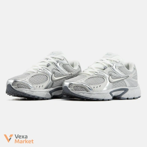 Nike V5 RNR кроссовки текстиль/кожа полиуретан серебристые