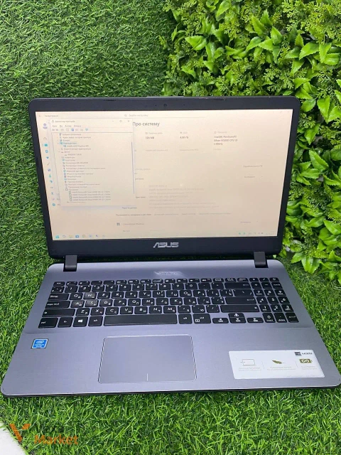 Ноутбук 15.6" ASUS Pentium N5000, 4GB RAM, 128GB SSD