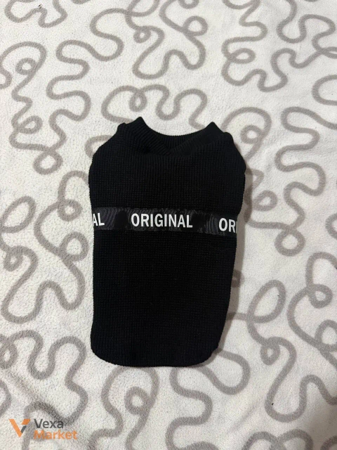 Одяг для собак чорний з написом ORIGINAL