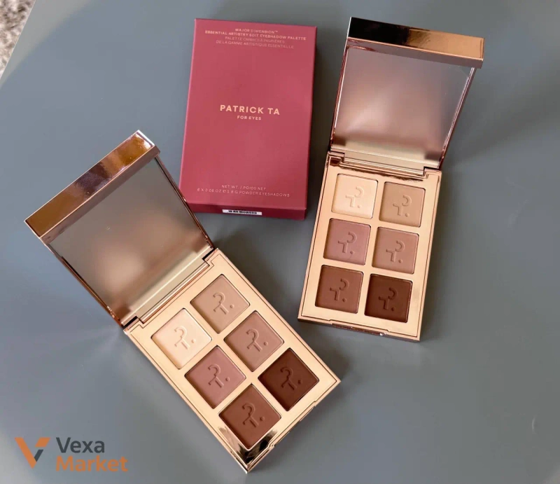 Палетка матових тіней PATRICK TA Major Dimension Essential Artistry Edit Eyeshadow Palette — фото 6