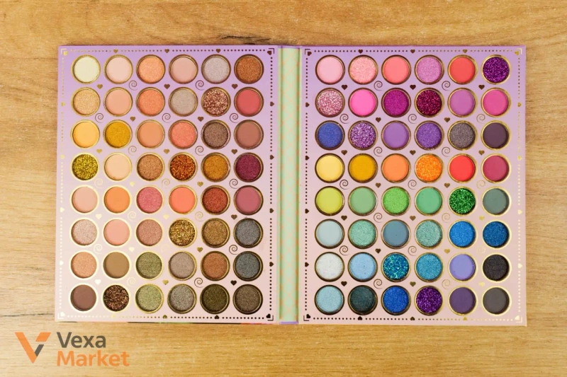 Палетка тіней для макіяжу Fashion Colors Mermaid Eyeshadow 96 кольорів — фото 3