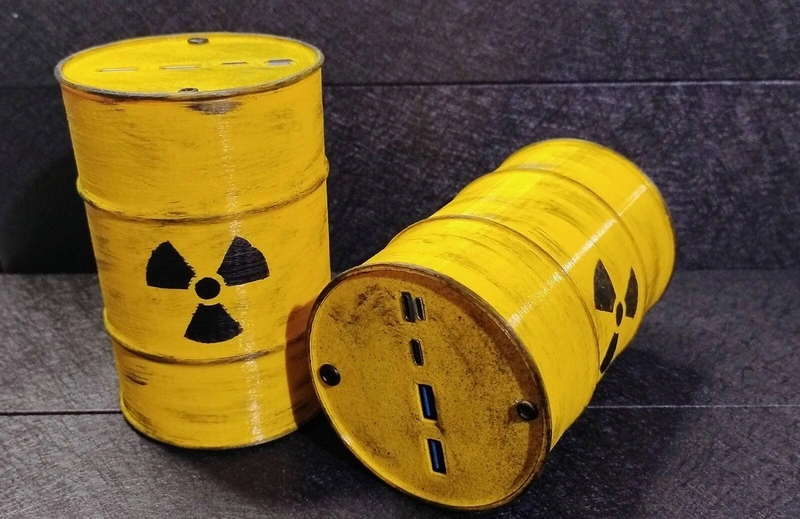 Павербанк “Radioactive Barrel” (22 000 mAh). Швидка зарядка 22,5 W — фото 4